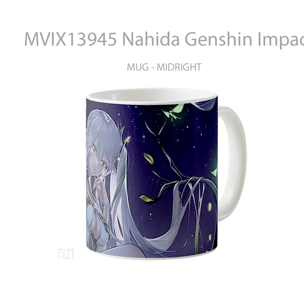 Mug Nahida Genshin Impact Game Cangkir Gamer - All-side / Desain