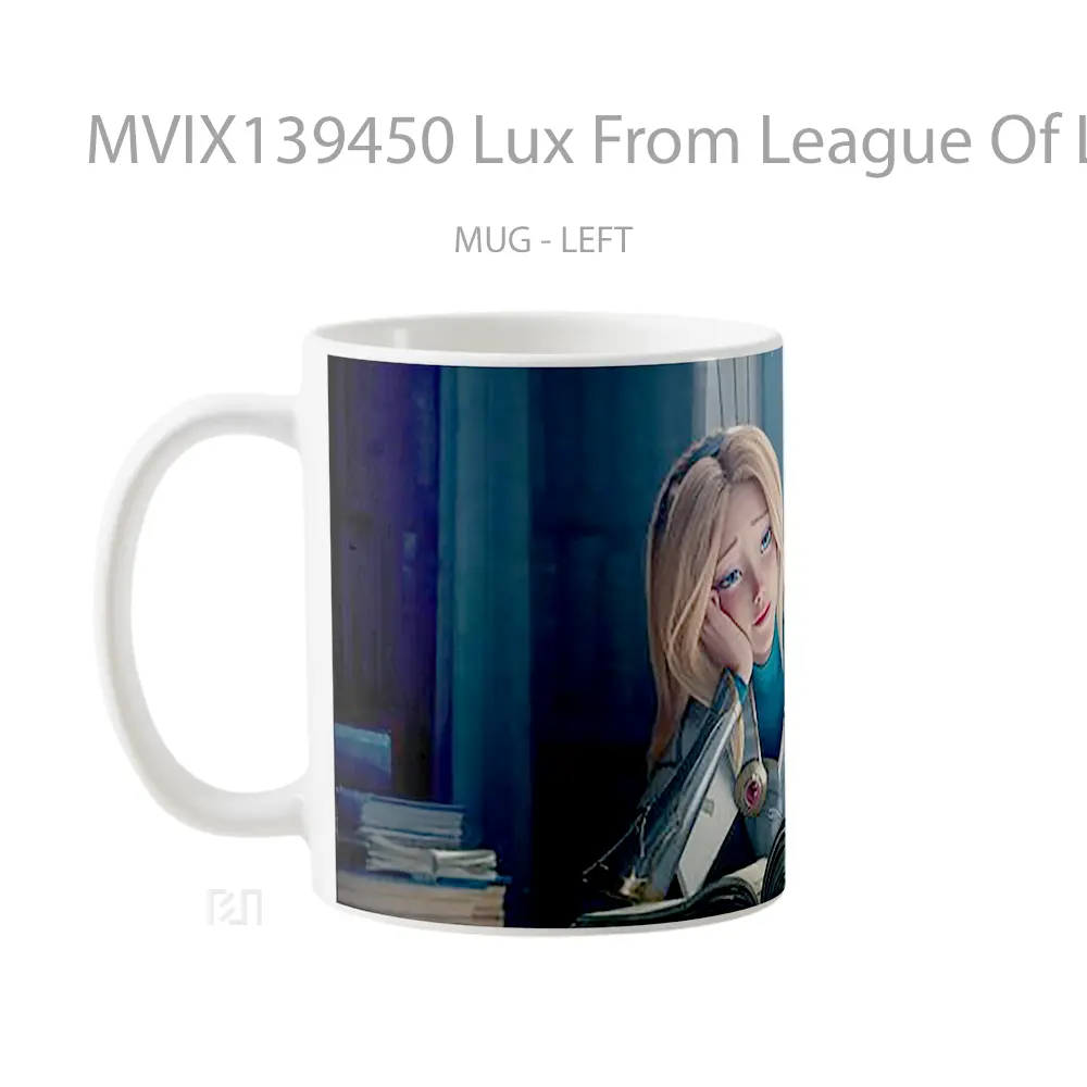 Mug Lux From League Of Legends Bored Cangkir Gamer - All-side / Desain