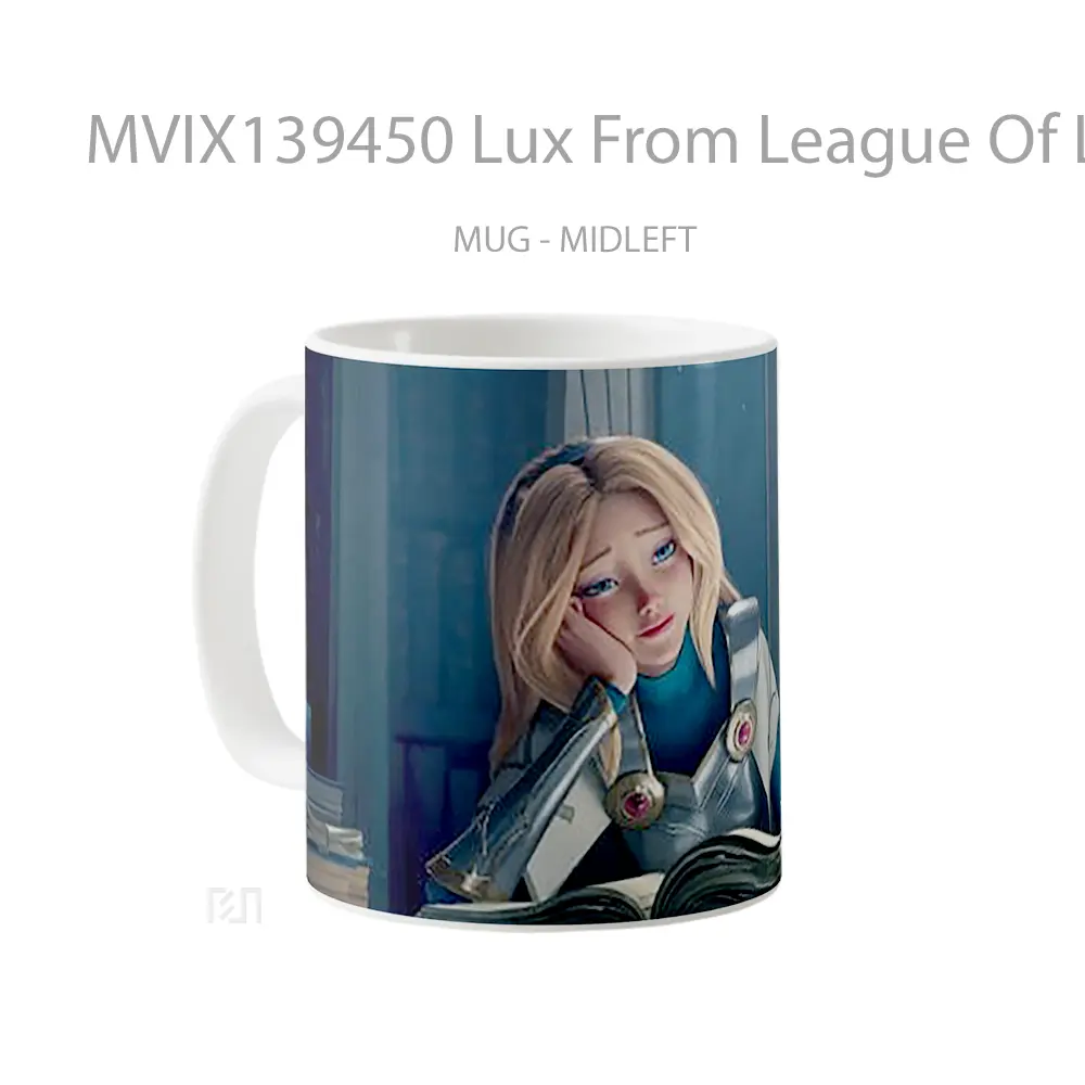 Mug Lux From League Of Legends Bored Cangkir Gamer - All-side / Desain