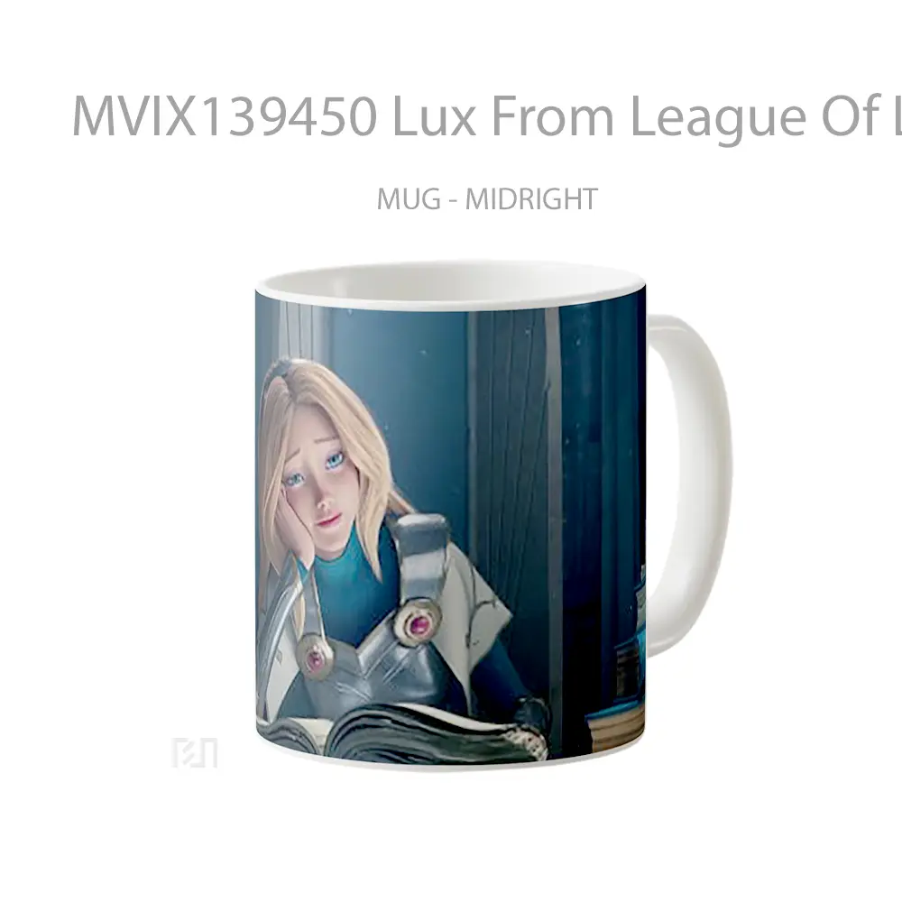 Mug Lux From League Of Legends Bored Cangkir Gamer - All-side / Desain