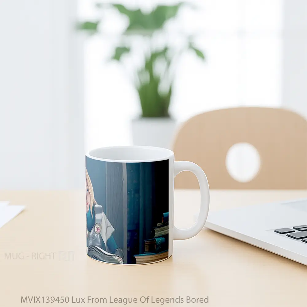 Mug Lux From League Of Legends Bored Cangkir Gamer - All-side / Desain