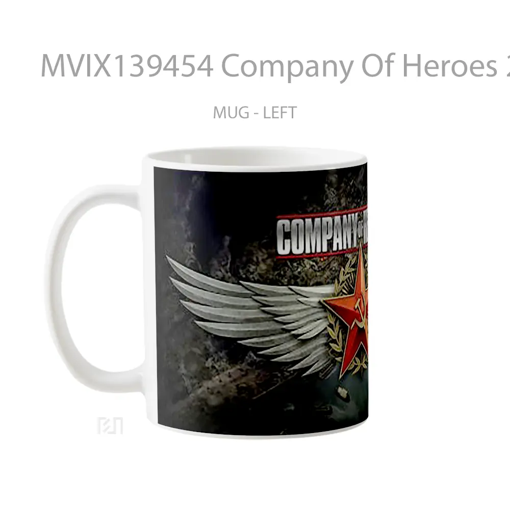 Mug Company Of Heroes 2 Gelas Keramik Unik - All-side / Desain