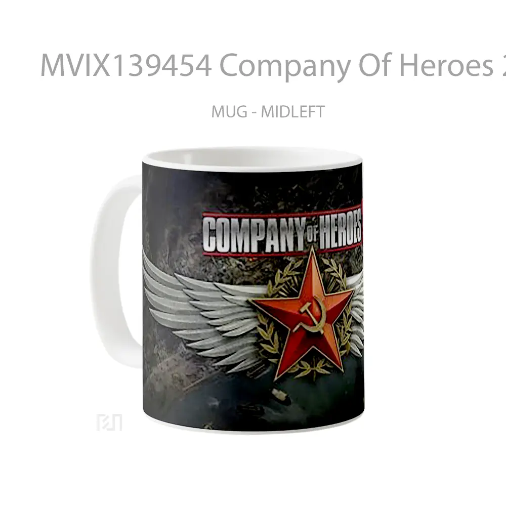 Mug Company Of Heroes 2 Gelas Keramik Unik - All-side / Desain