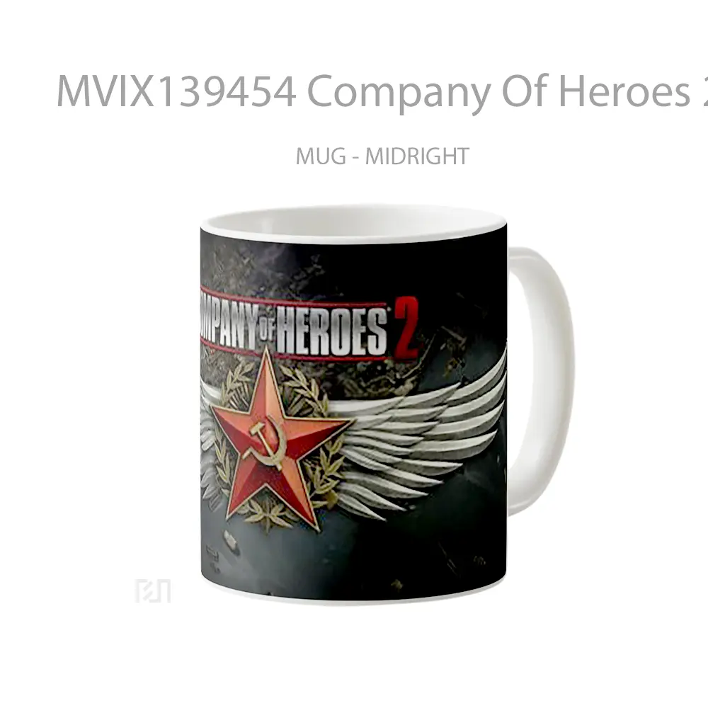 Mug Company Of Heroes 2 Gelas Keramik Unik - All-side / Desain