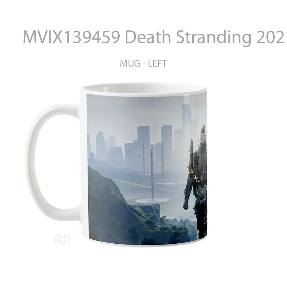 Mug Death Stranding 2021 Gelas Keramik Unik - All-side / Desain