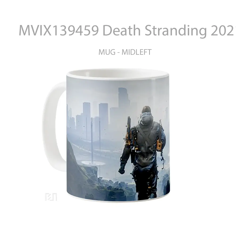 Mug Death Stranding 2021 Gelas Keramik Unik - All-side / Desain