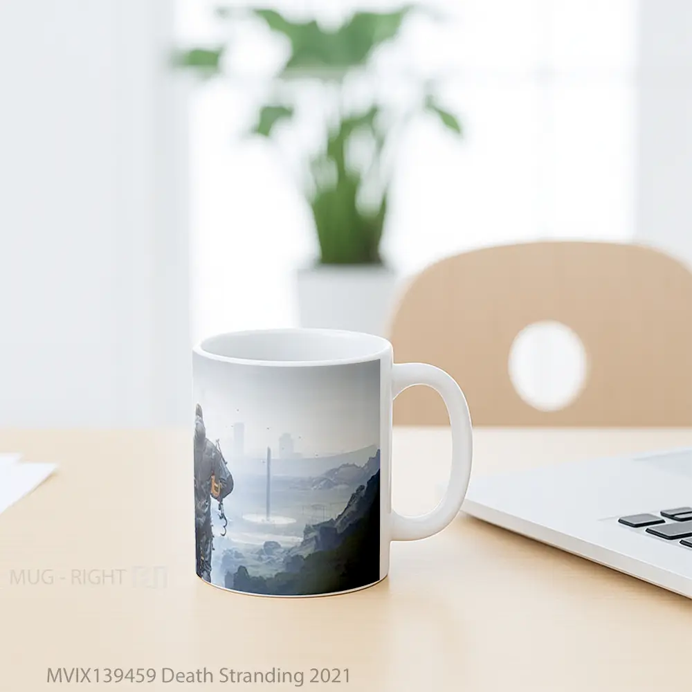 Mug Death Stranding 2021 Gelas Keramik Unik - All-side / Desain
