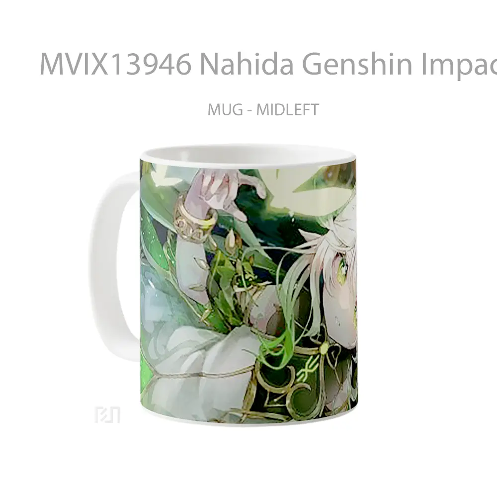 Mug Nahida Genshin Impact Cangkir Gamer - All-side / Desain