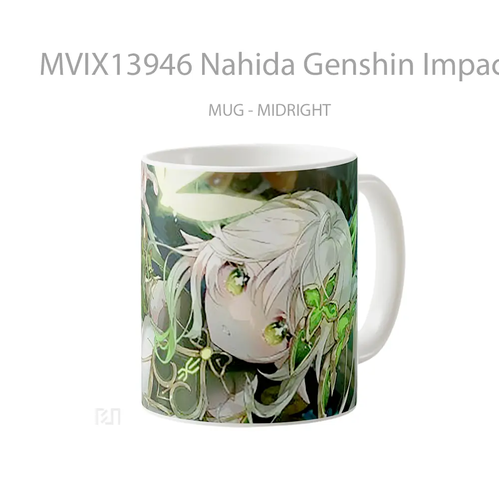 Mug Nahida Genshin Impact Cangkir Gamer - All-side / Desain