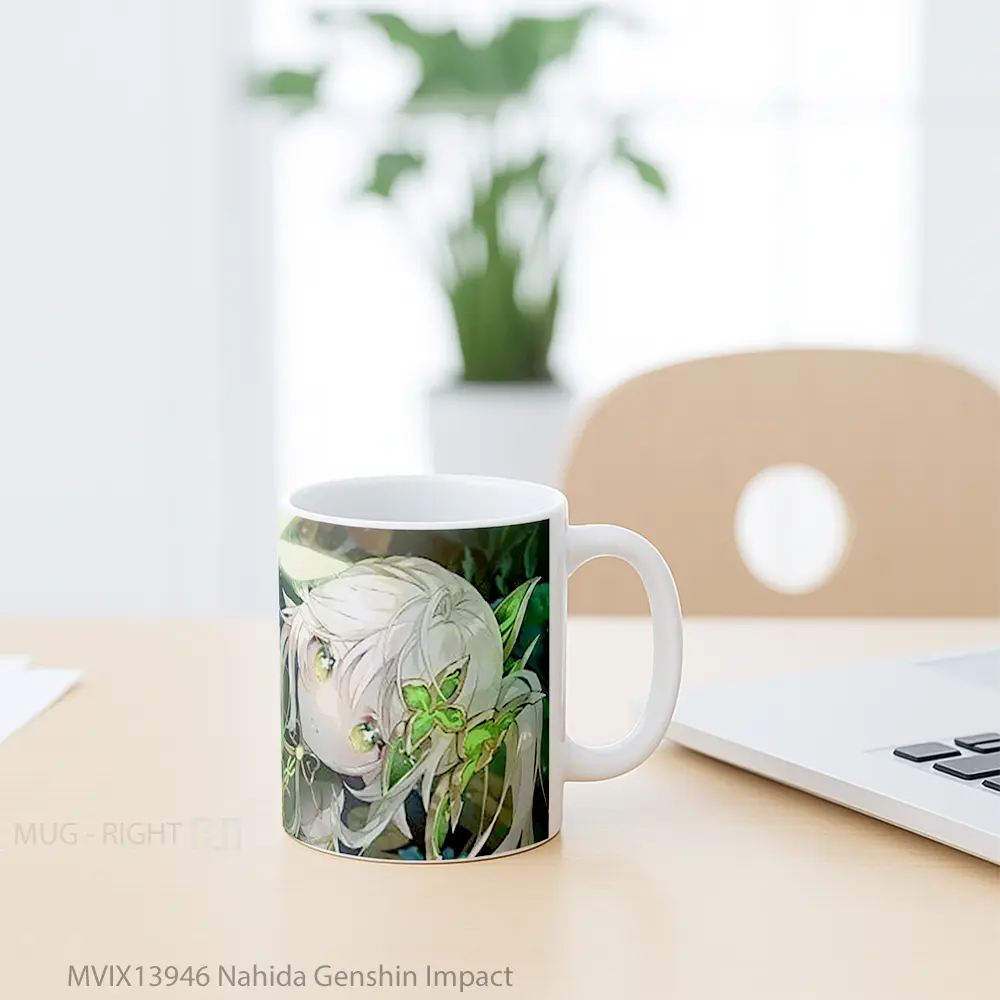 Mug Nahida Genshin Impact Cangkir Gamer - All-side / Desain