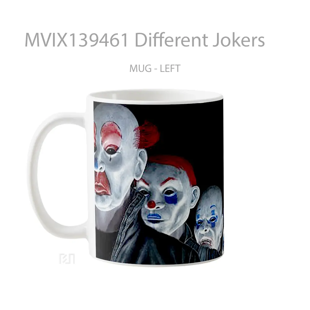 Mug Different Jokers Gelas Keramik Unik - All-side / Desain