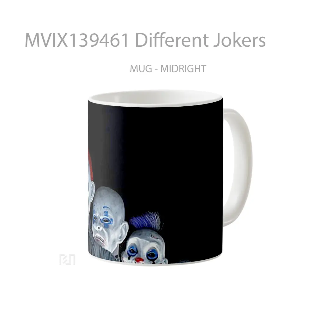 Mug Different Jokers Gelas Keramik Unik - All-side / Desain