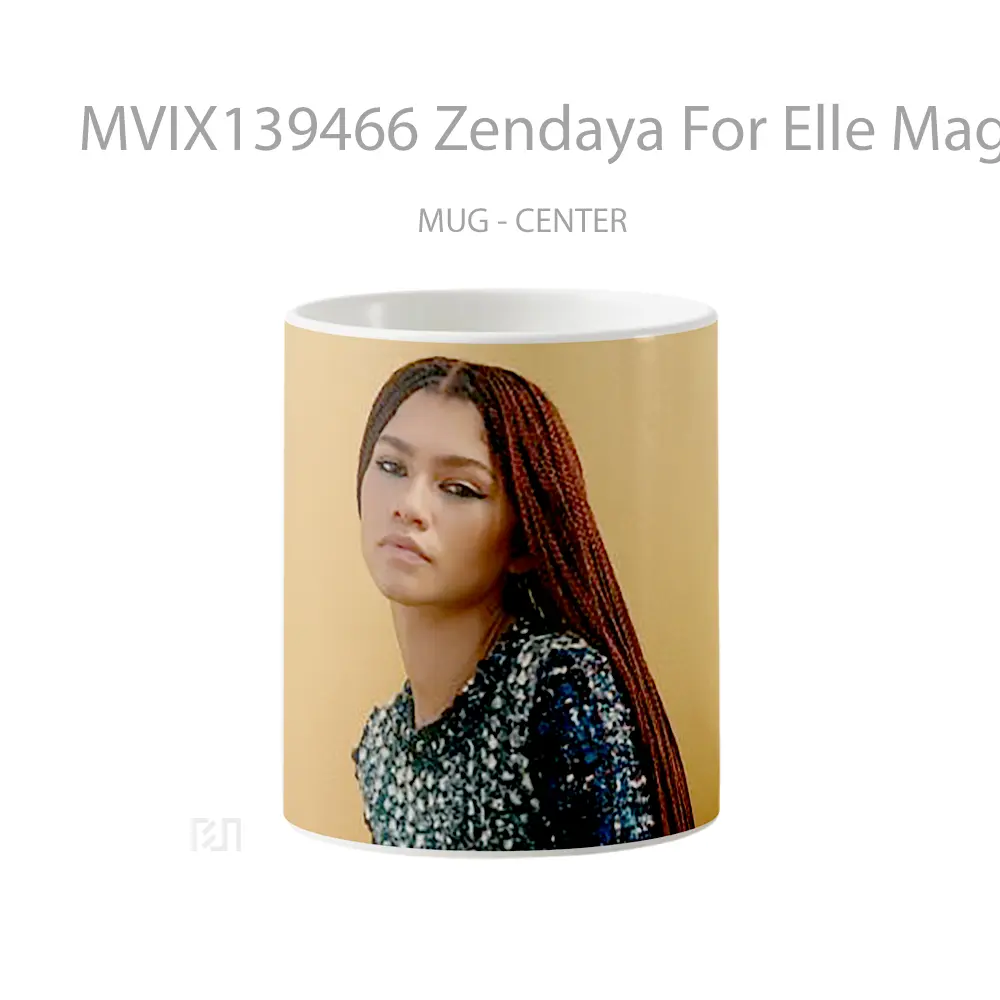 Mug Zendaya For Elle Magazine Gelas Selebriti
