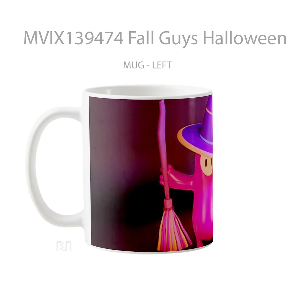 Mug Fall Guys Halloween Gelas Keramik Unik - All-side / Desain