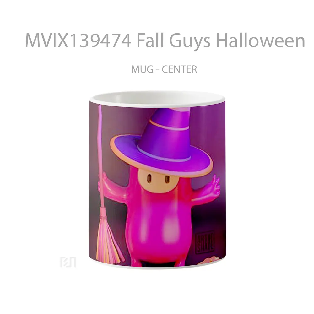 Mug Fall Guys Halloween Gelas Keramik Unik