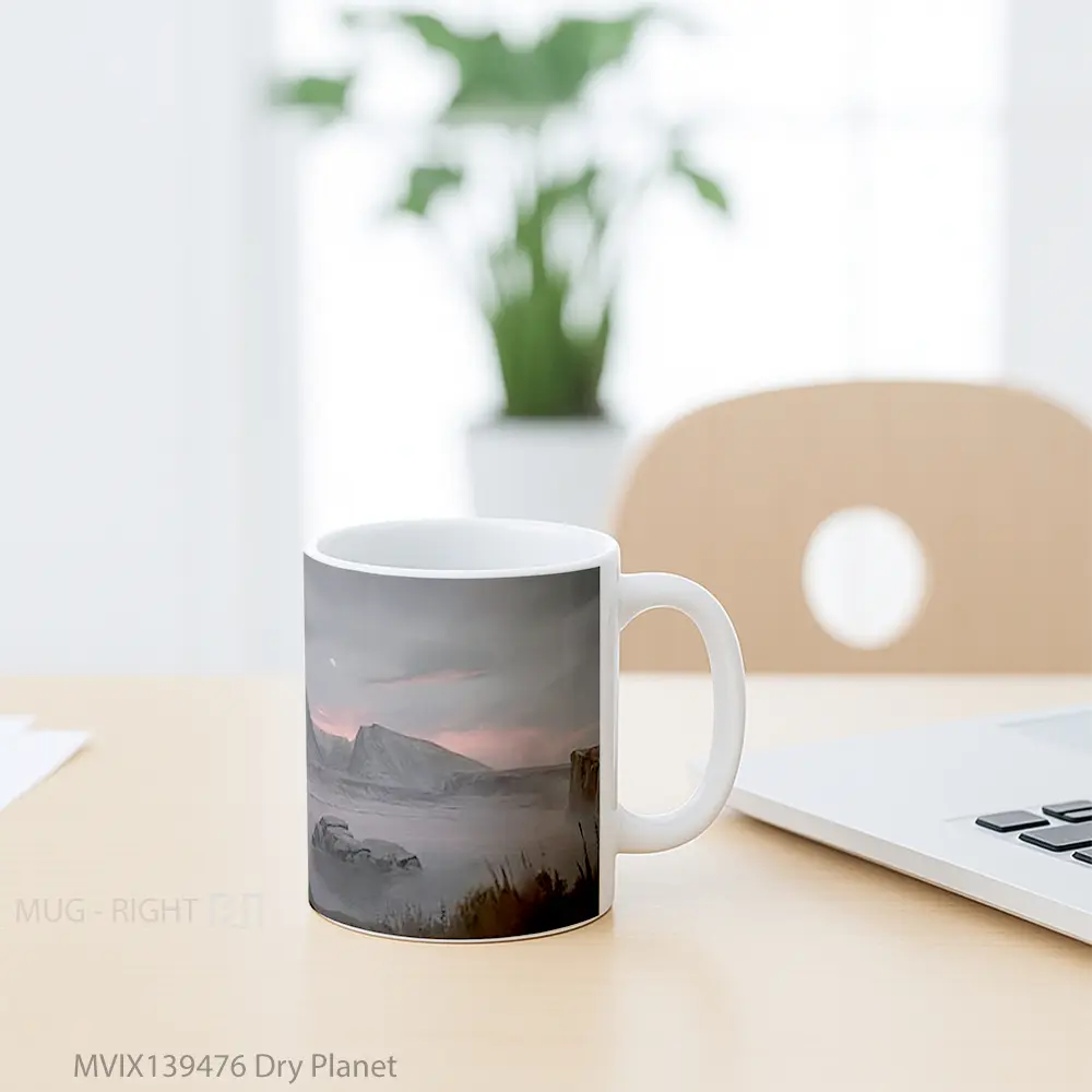 Mug Dry Planet Gelas Astronomi - All-side / Desain