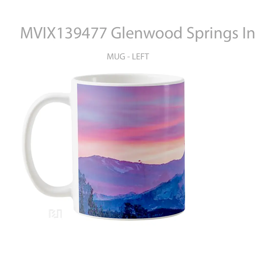 Mug Glenwood Springs In Colorado Gelas Keramik Unik - All-side / Desain