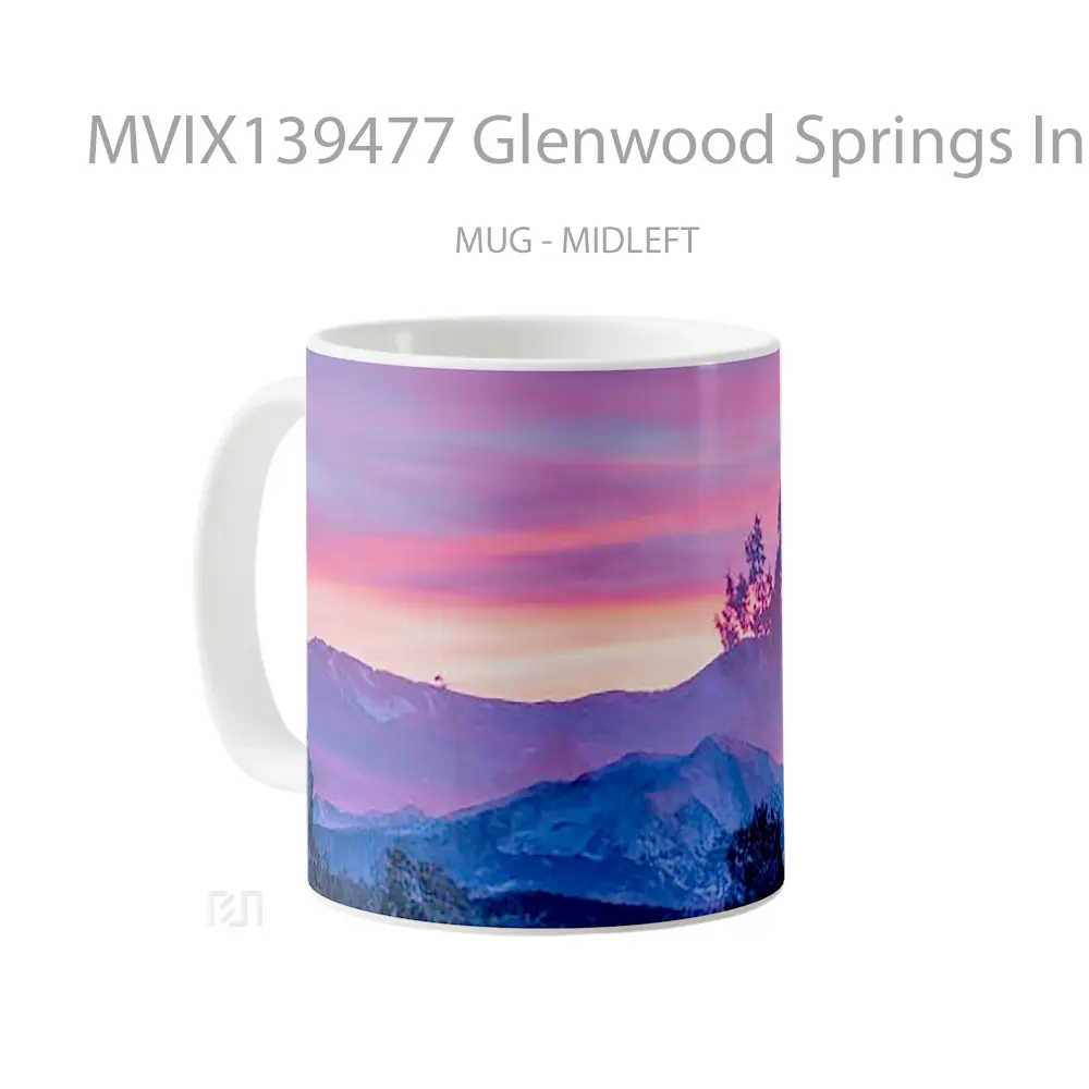Mug Glenwood Springs In Colorado Gelas Keramik Unik - All-side / Desain