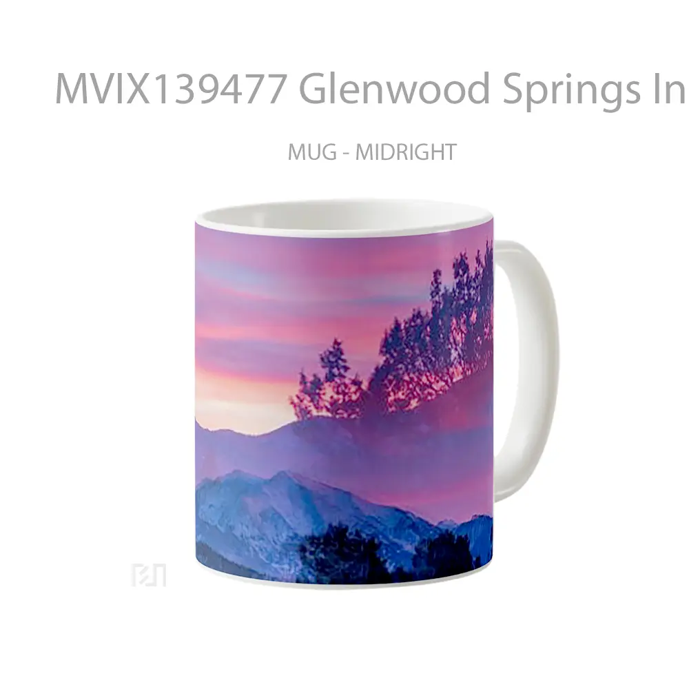 Mug Glenwood Springs In Colorado Gelas Keramik Unik - All-side / Desain