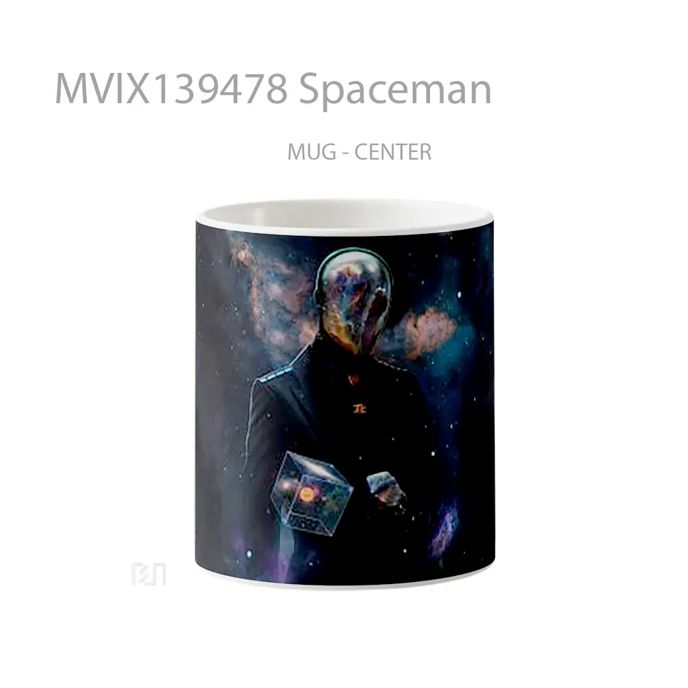 Mug Spaceman Gelas Keramik Unik