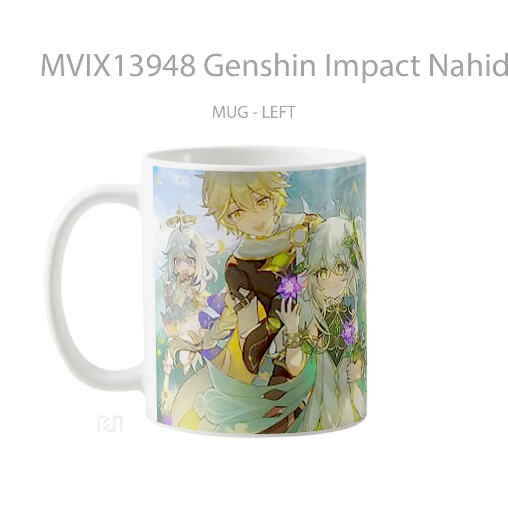Mug Genshin Impact Nahida Aether Paimon Cangkir Gamer - All-side / Desain