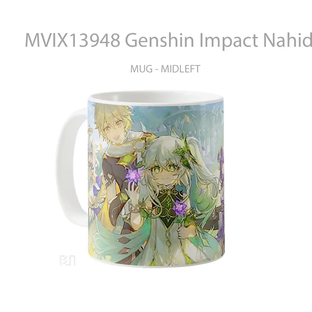 Mug Genshin Impact Nahida Aether Paimon Cangkir Gamer - All-side / Desain