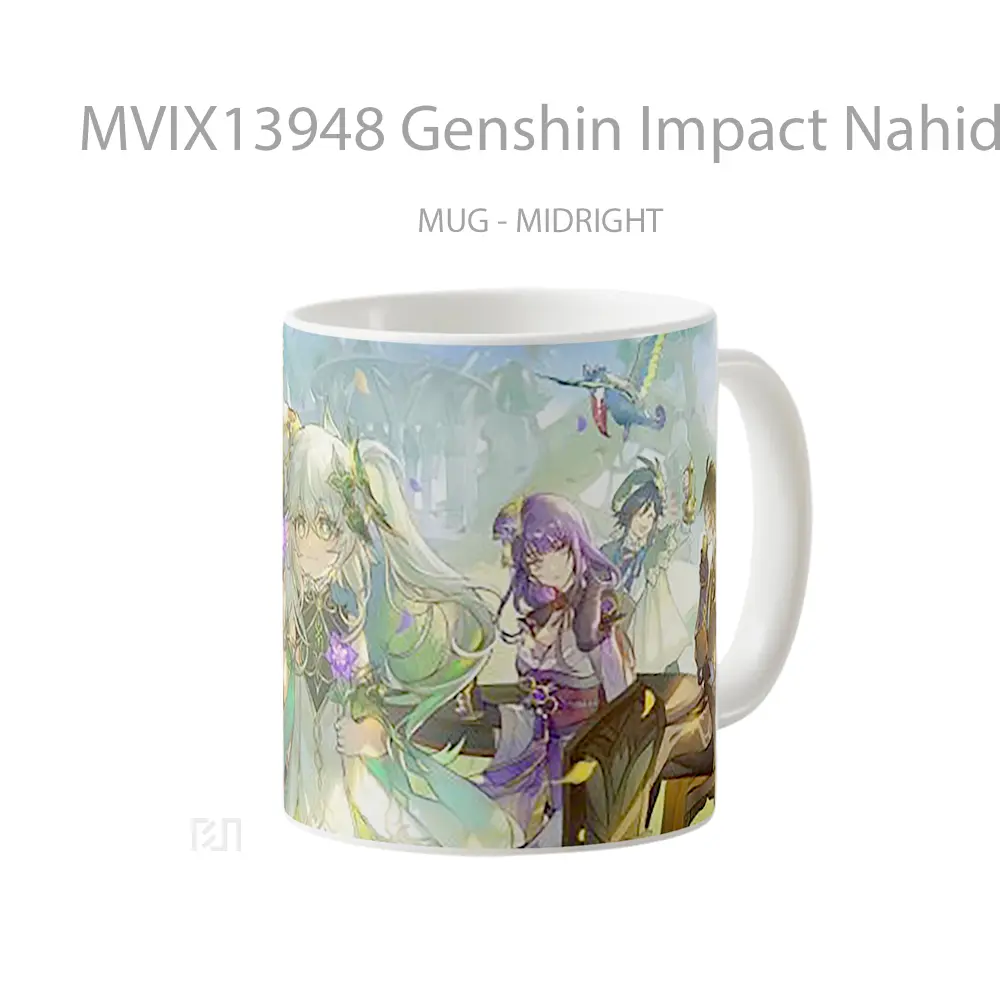 Mug Genshin Impact Nahida Aether Paimon Cangkir Gamer - All-side / Desain