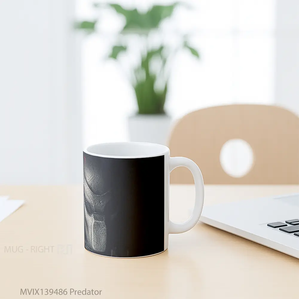 Mug Predator Gelas Keramik Unik - All-side / Desain