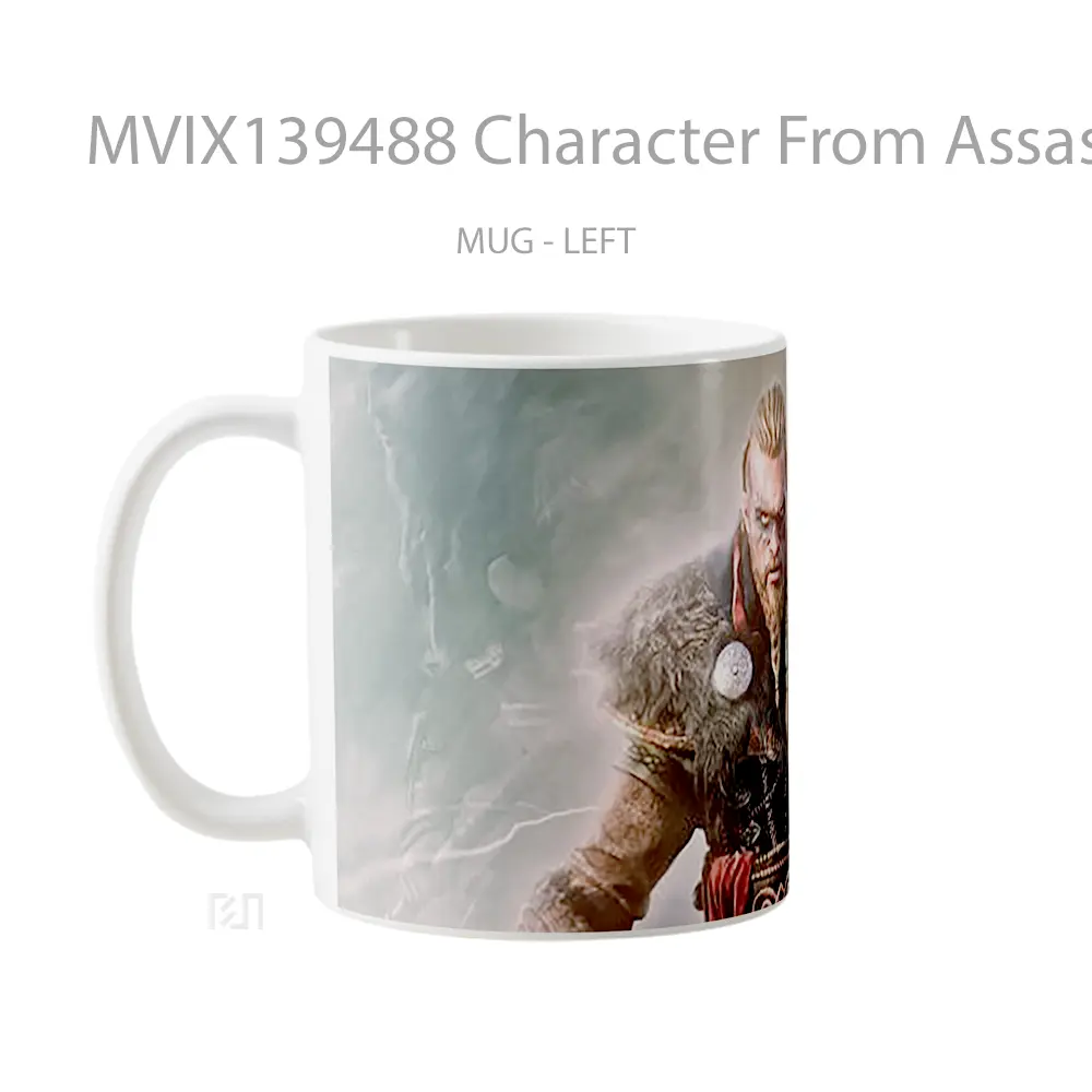 Mug Character From Assassins Creed Valhalla 2020 Cangkir Gamer - All-side / Desain