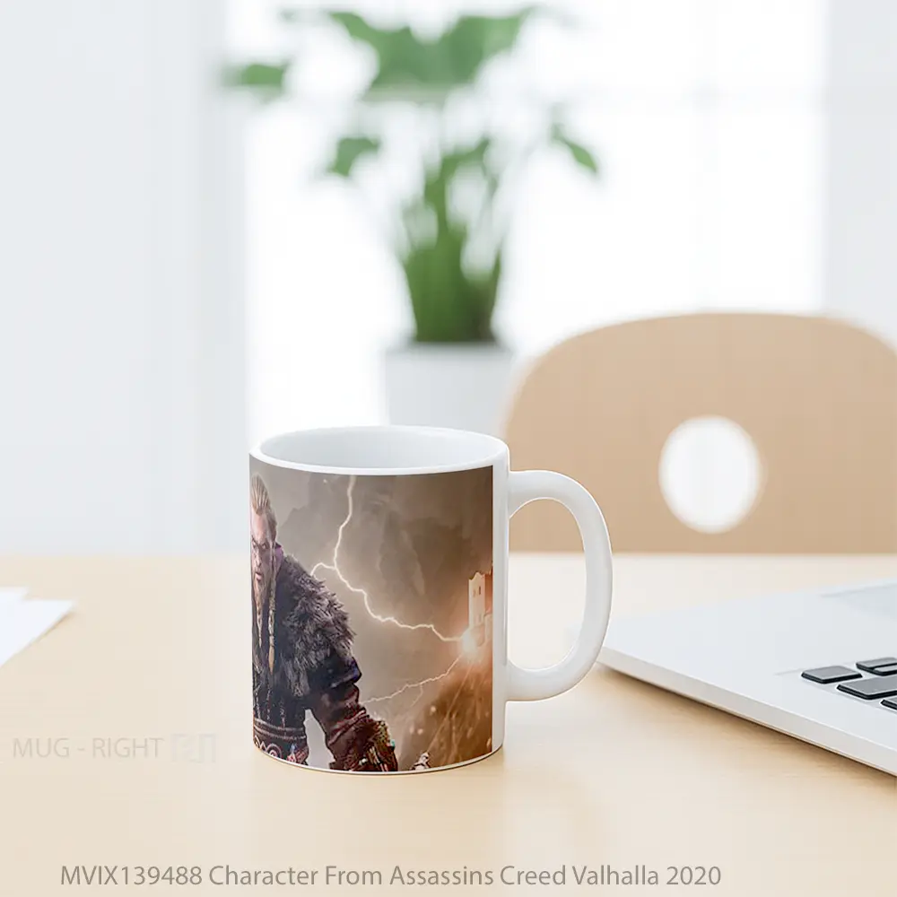 Mug Character From Assassins Creed Valhalla 2020 Cangkir Gamer - All-side / Desain