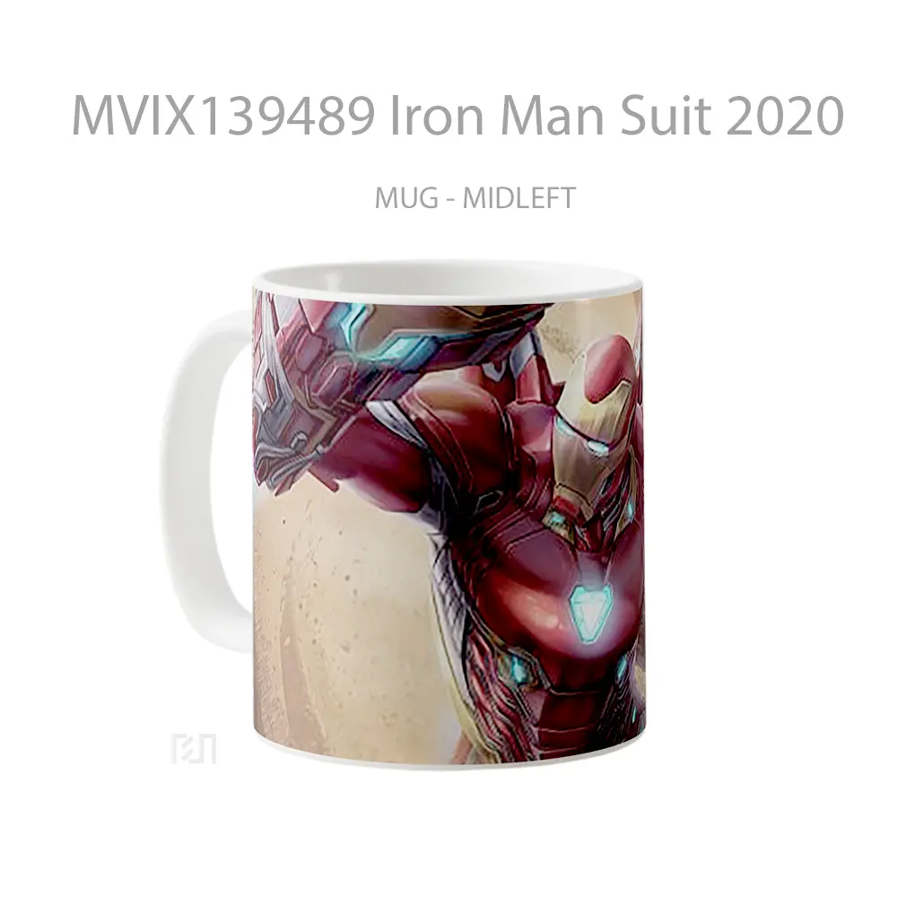 Mug Iron Man Suit 2020 Gelas Superhero - All-side / Desain
