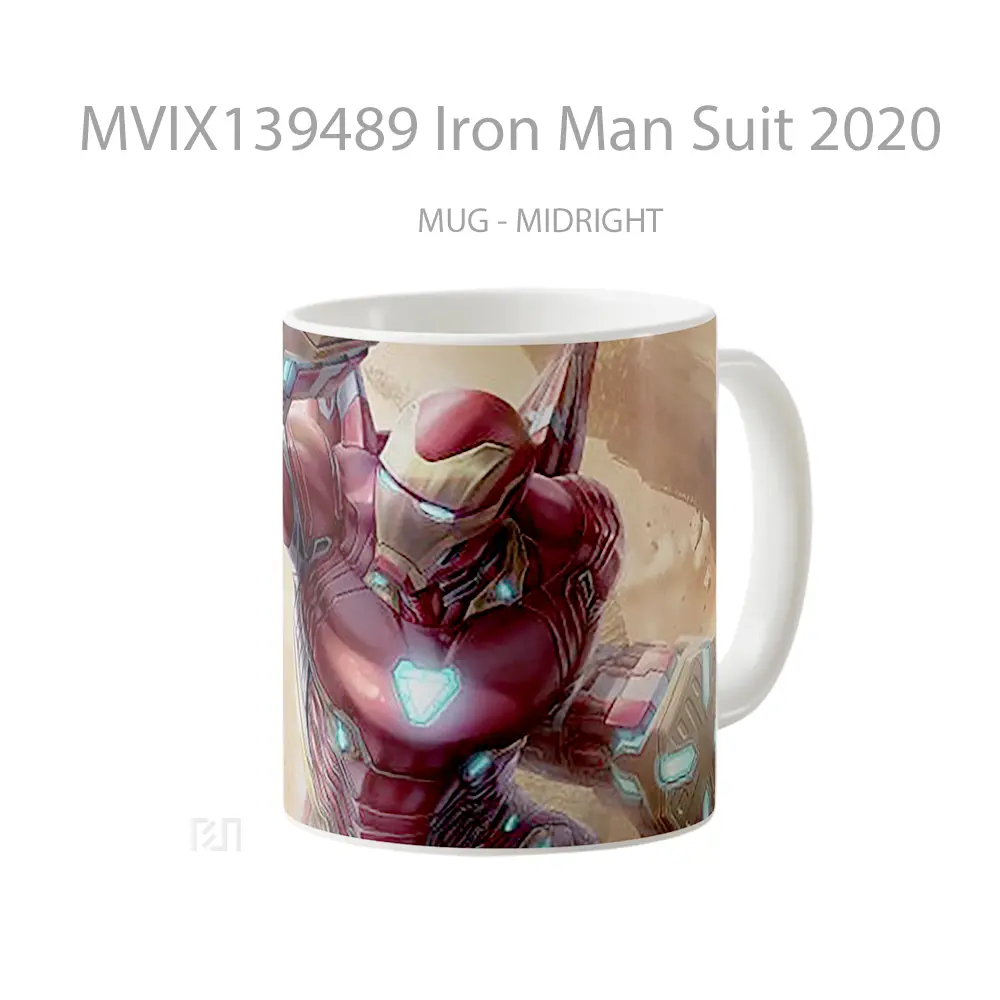 Mug Iron Man Suit 2020 Gelas Superhero - All-side / Desain