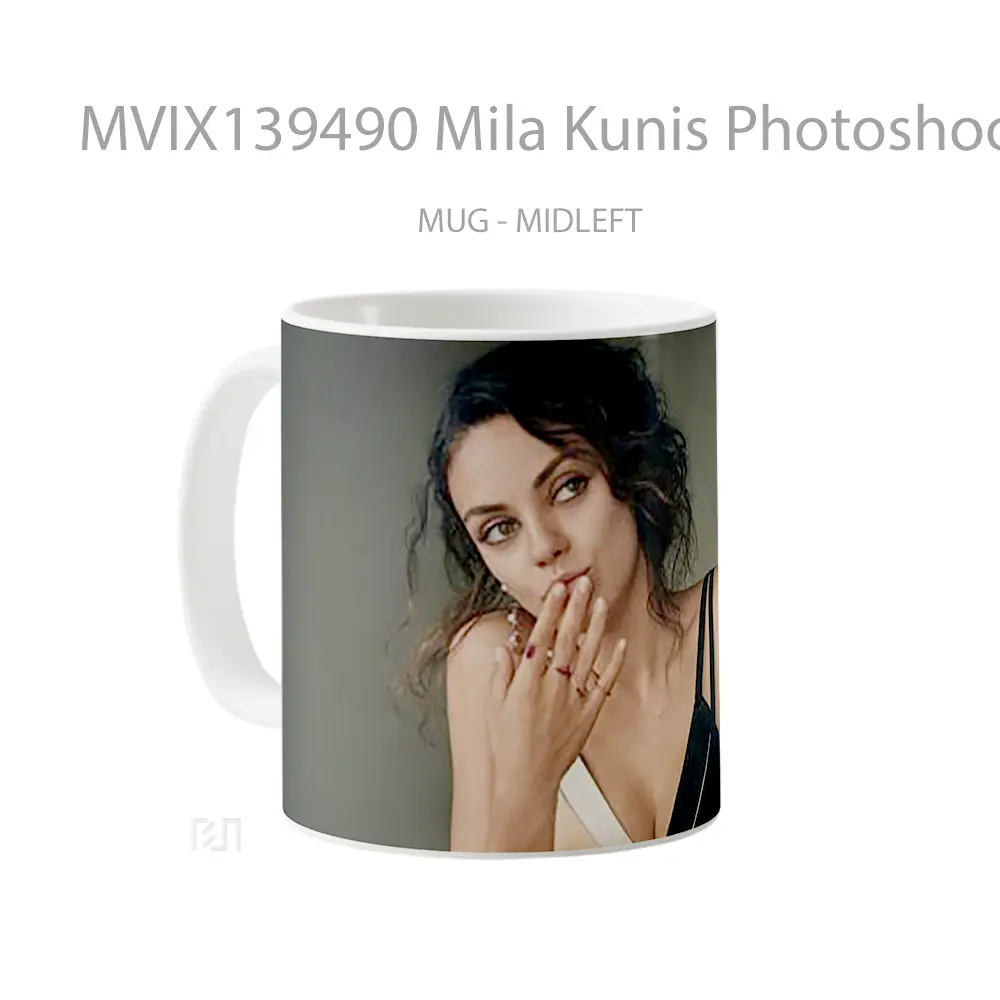 Mug Mila Kunis Photoshoot Gelas Keramik Unik - All-side / Desain
