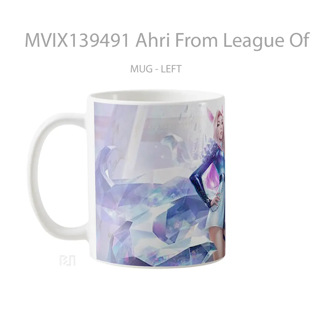 Mug Ahri From League Of Legends Cangkir Gamer - All-side / Desain