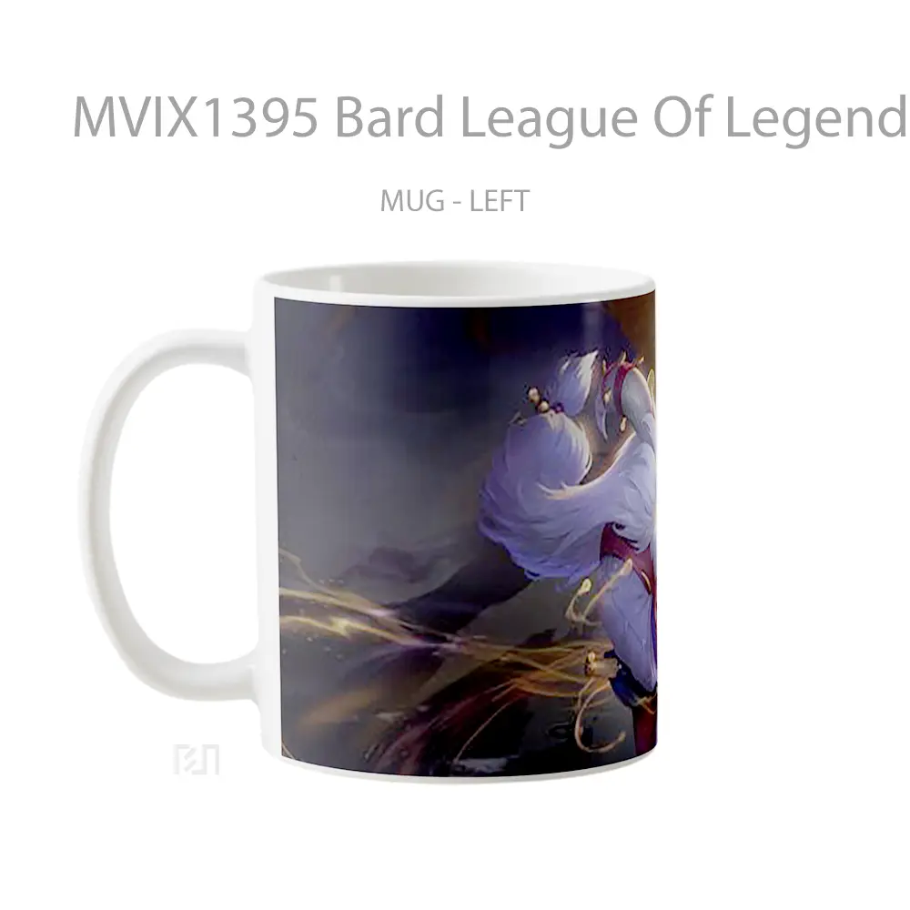 Mug Bard League Of Legends Runeterra Cangkir Gamer - All-side / Desain