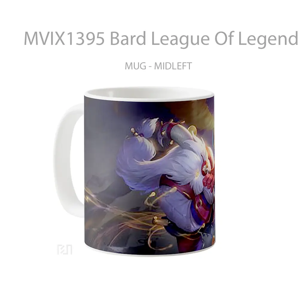 Mug Bard League Of Legends Runeterra Cangkir Gamer - All-side / Desain