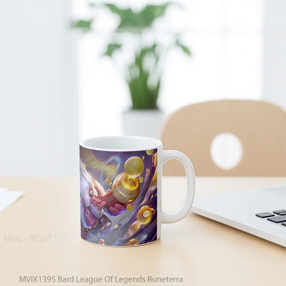 Mug Bard League Of Legends Runeterra Cangkir Gamer - All-side / Desain