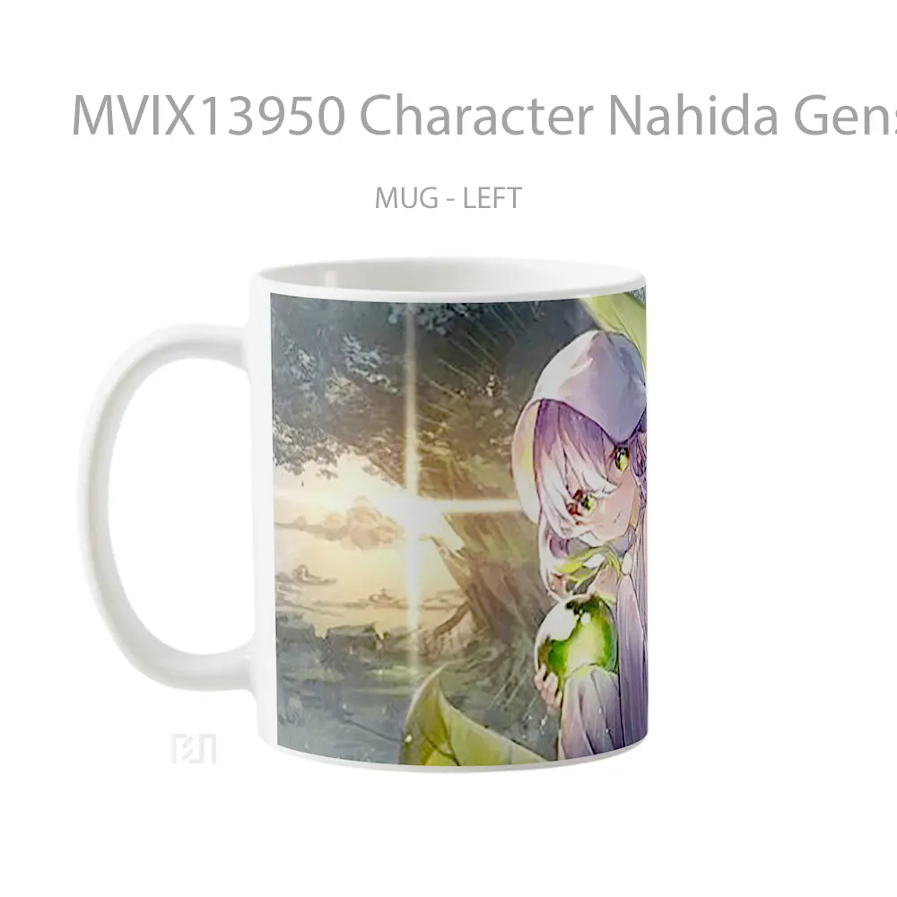 Mug Character Nahida Genshin Impact Cangkir Gamer - All-side / Desain