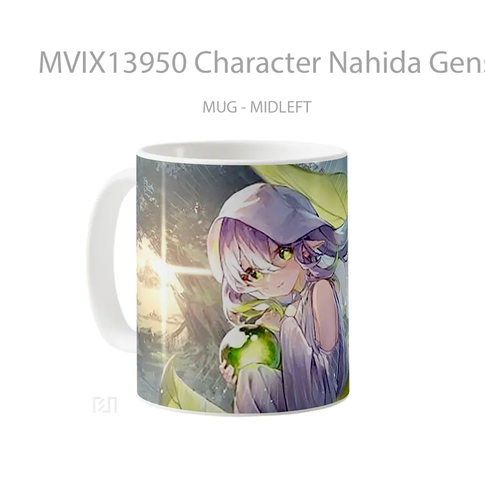 Mug Character Nahida Genshin Impact Cangkir Gamer - All-side / Desain
