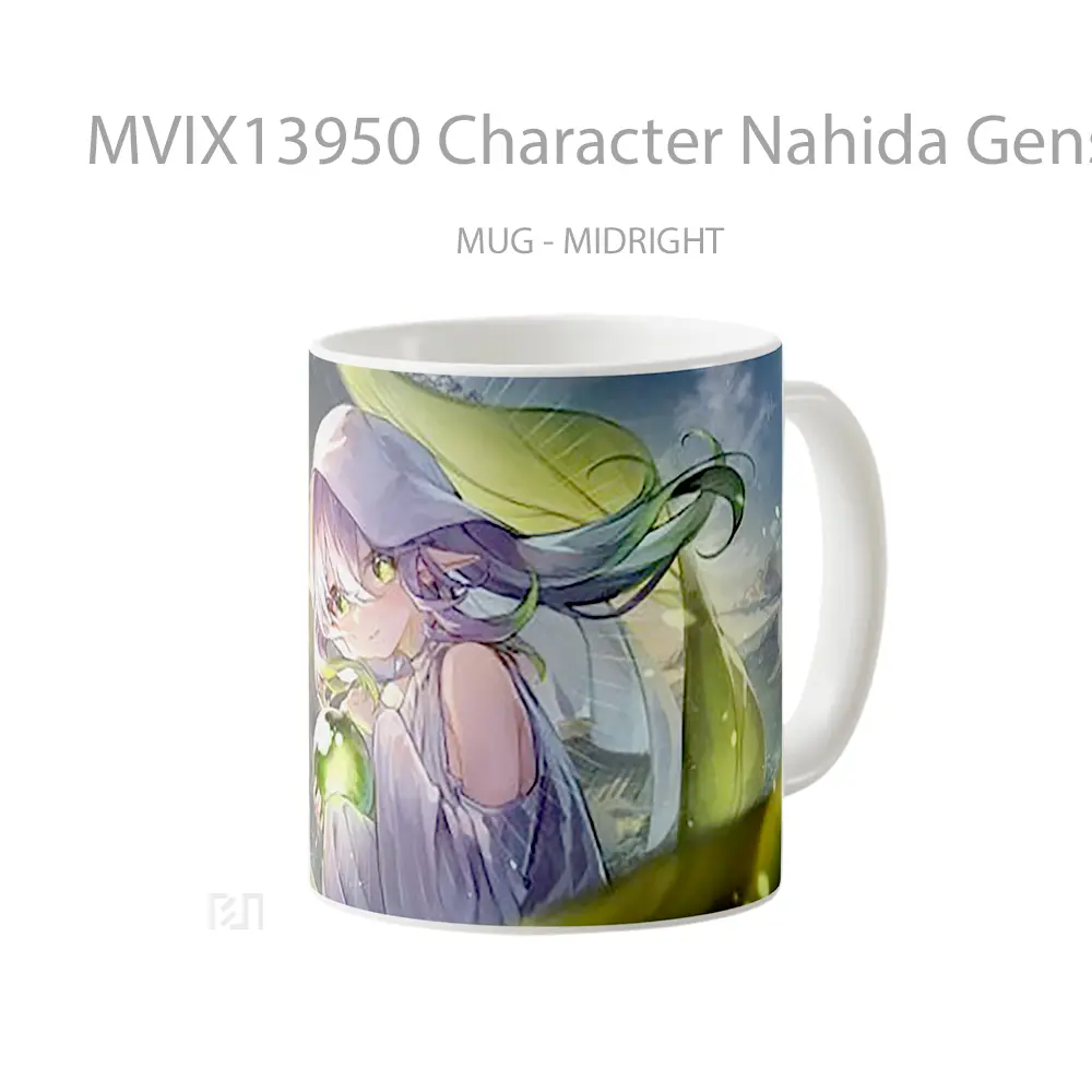 Mug Character Nahida Genshin Impact Cangkir Gamer - All-side / Desain