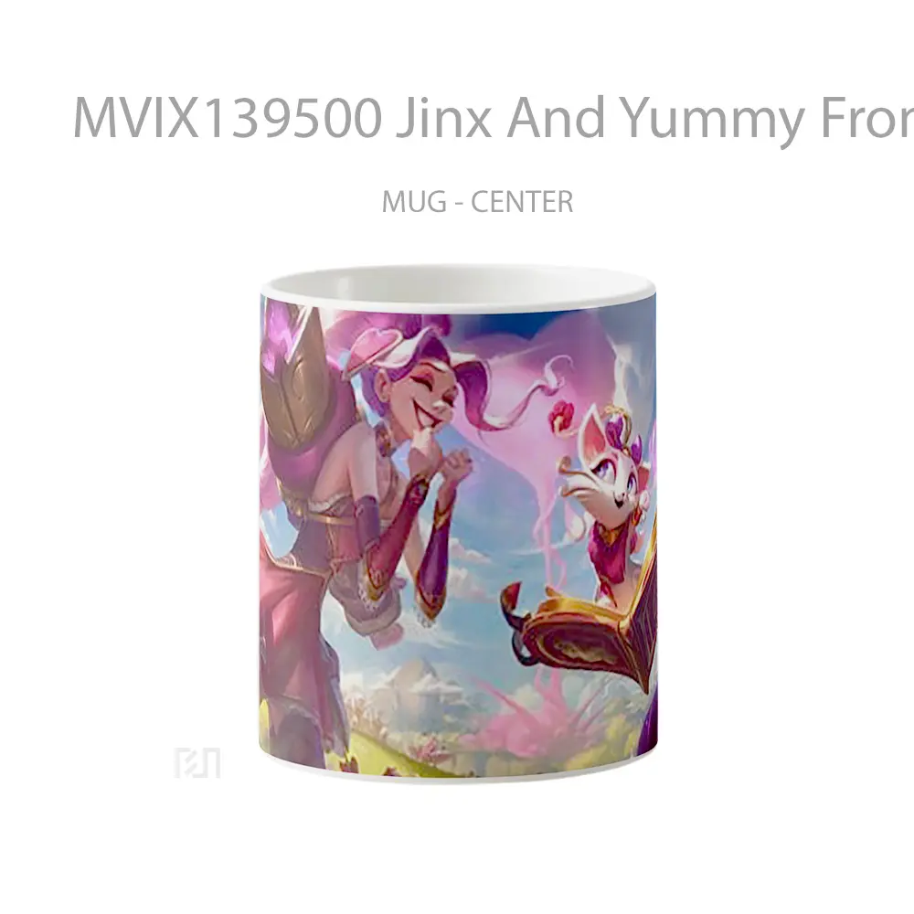 Mug Jinx And Yummy From League Of Legends Cangkir Gamer