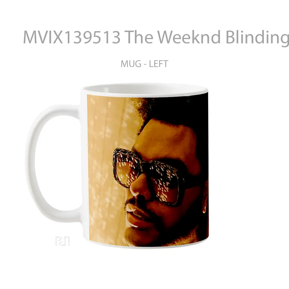 Mug The Weeknd Blinding Lights Gelas Keramik Unik - All-side / Desain