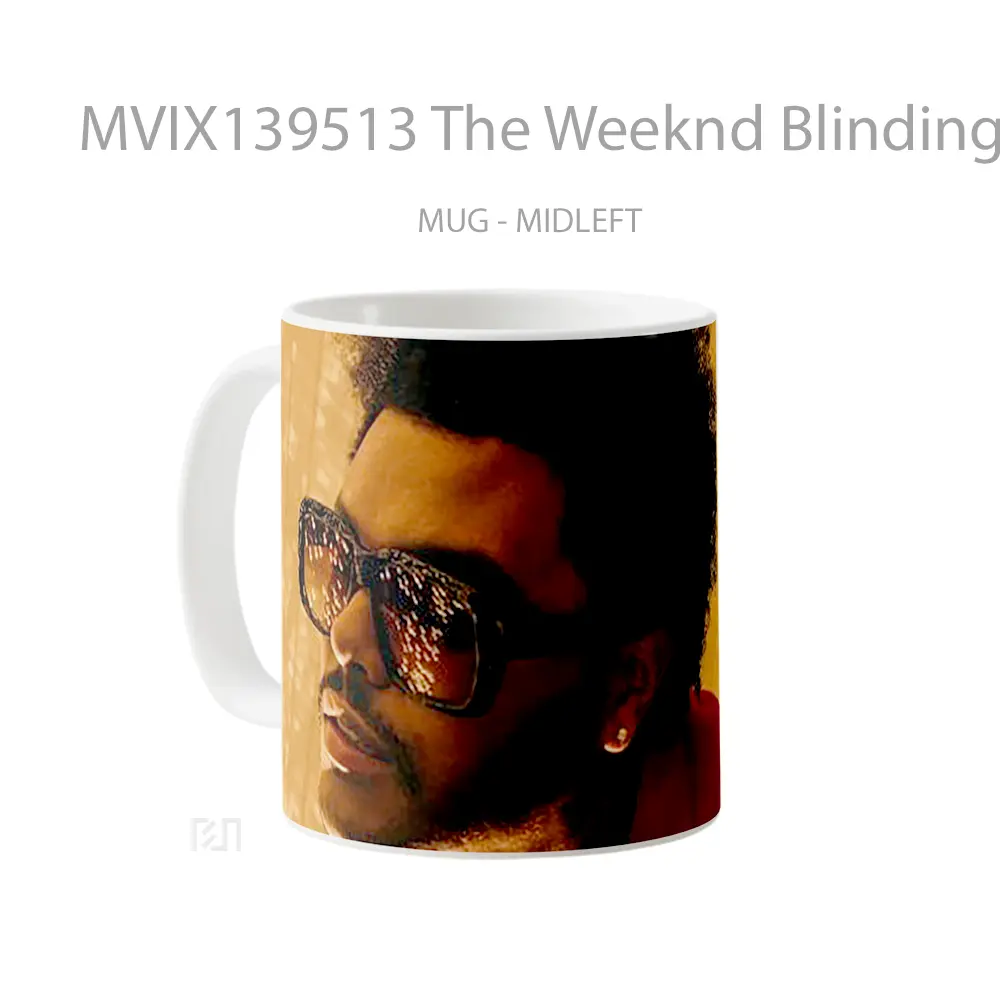 Mug The Weeknd Blinding Lights Gelas Keramik Unik - All-side / Desain