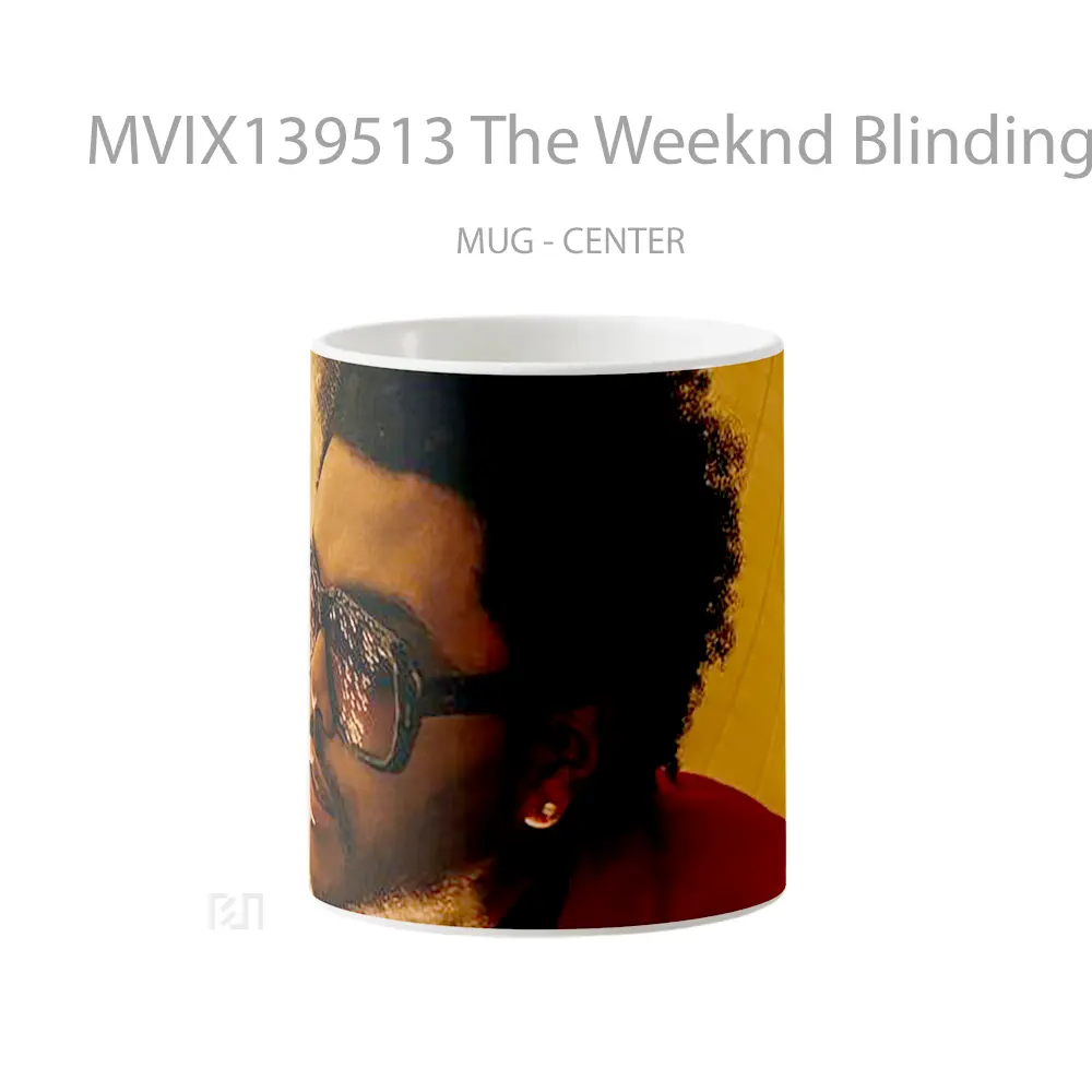 Mug The Weeknd Blinding Lights Gelas Keramik Unik