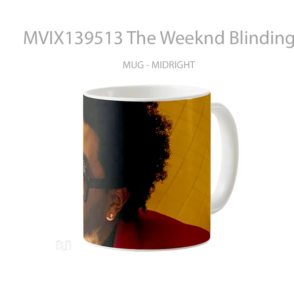 Mug The Weeknd Blinding Lights Gelas Keramik Unik - All-side / Desain