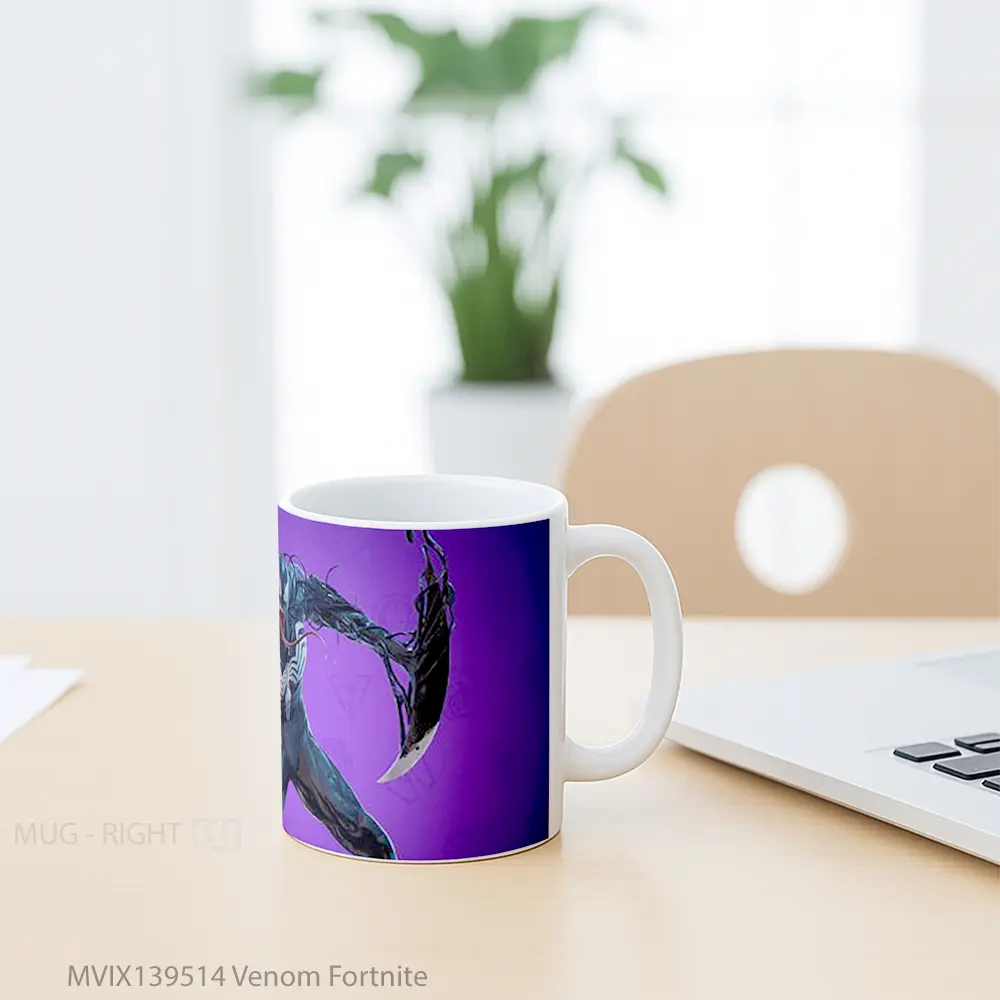Mug Venom Fortnite Gelas Superhero - All-side / Desain