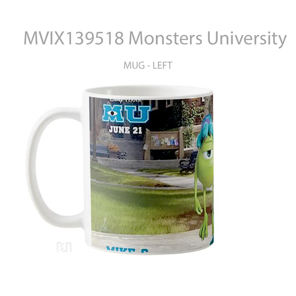 Mug Monsters University Gelas Keramik Unik - All-side / Desain