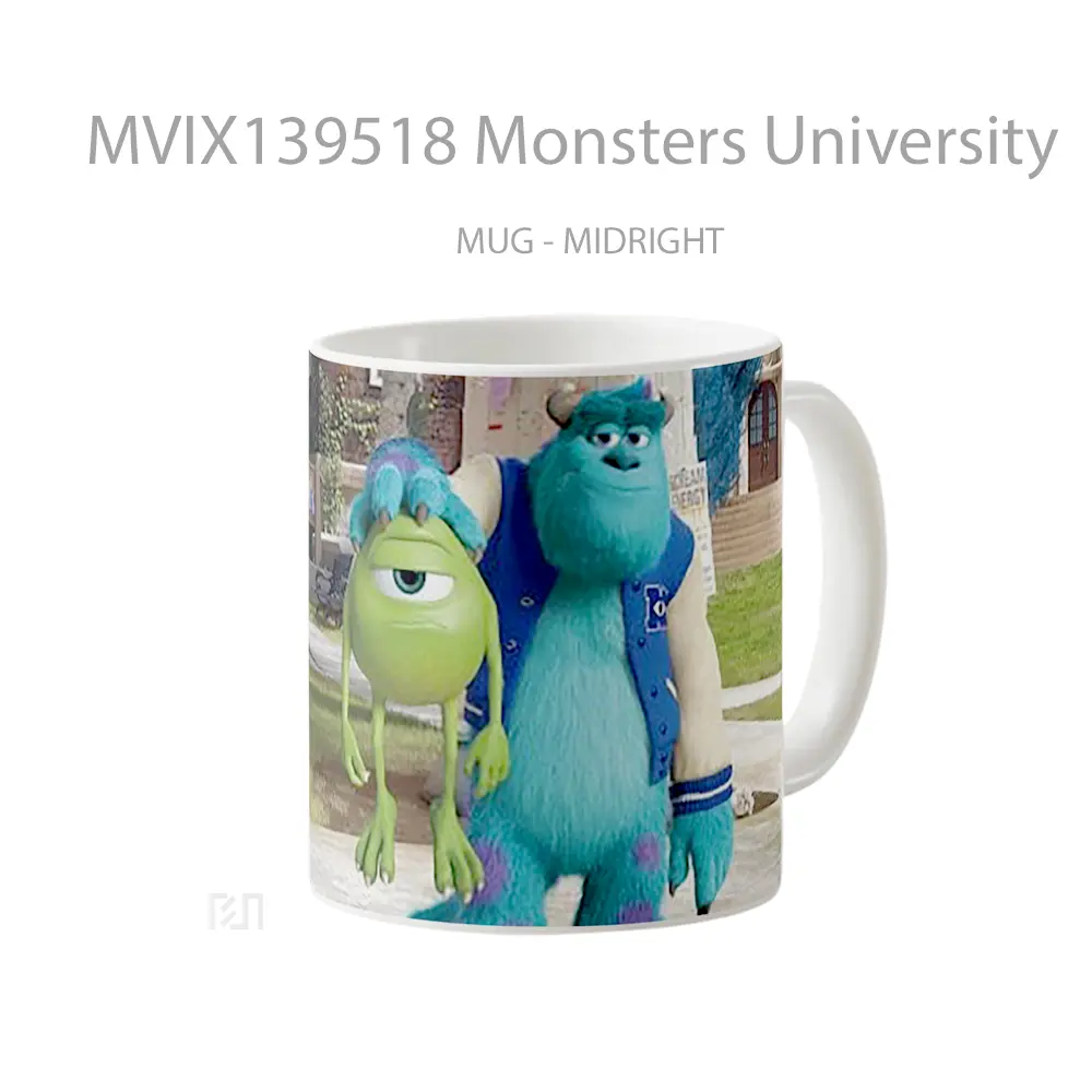 Mug Monsters University Gelas Keramik Unik - All-side / Desain