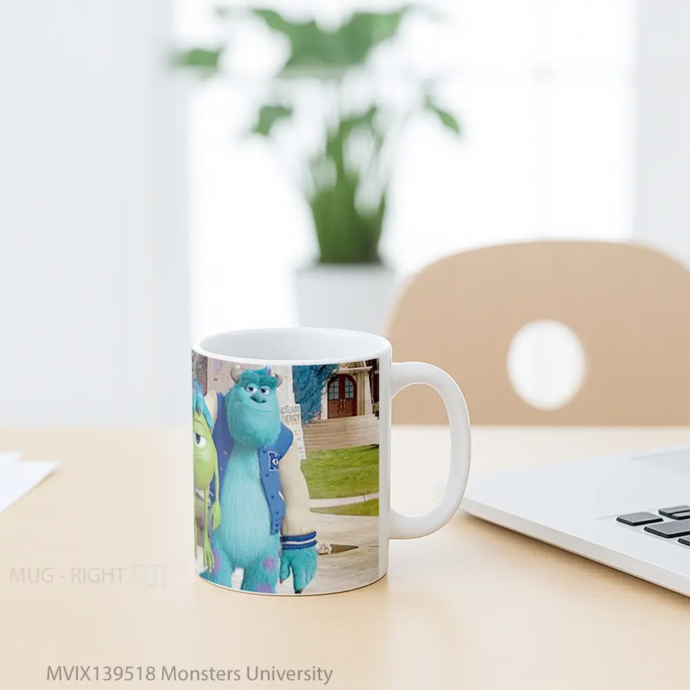 Mug Monsters University Gelas Keramik Unik - All-side / Desain