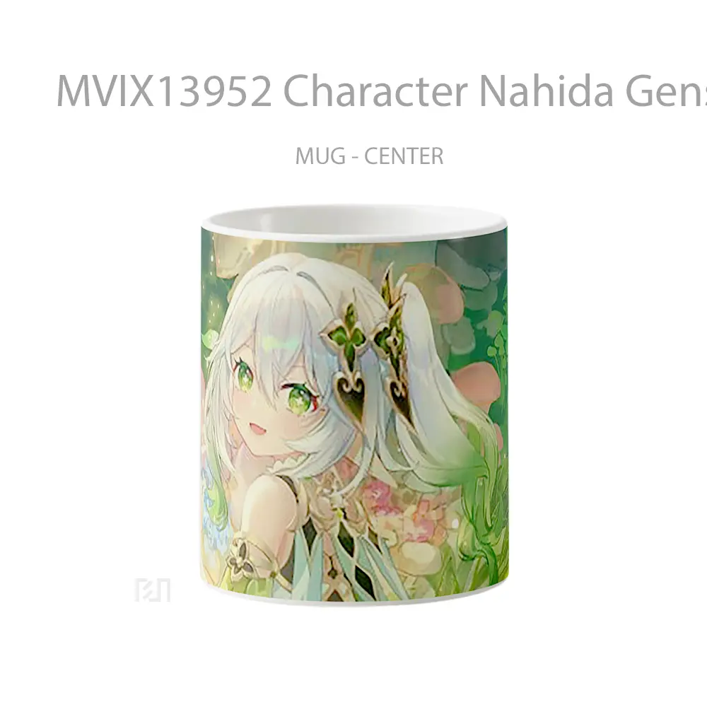 Mug Character Nahida Genshin Impact Game Cangkir Gamer